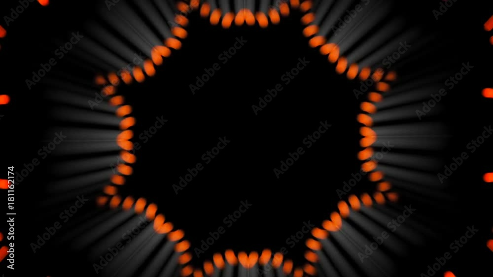Fractal de Luces de Colores Intermitente