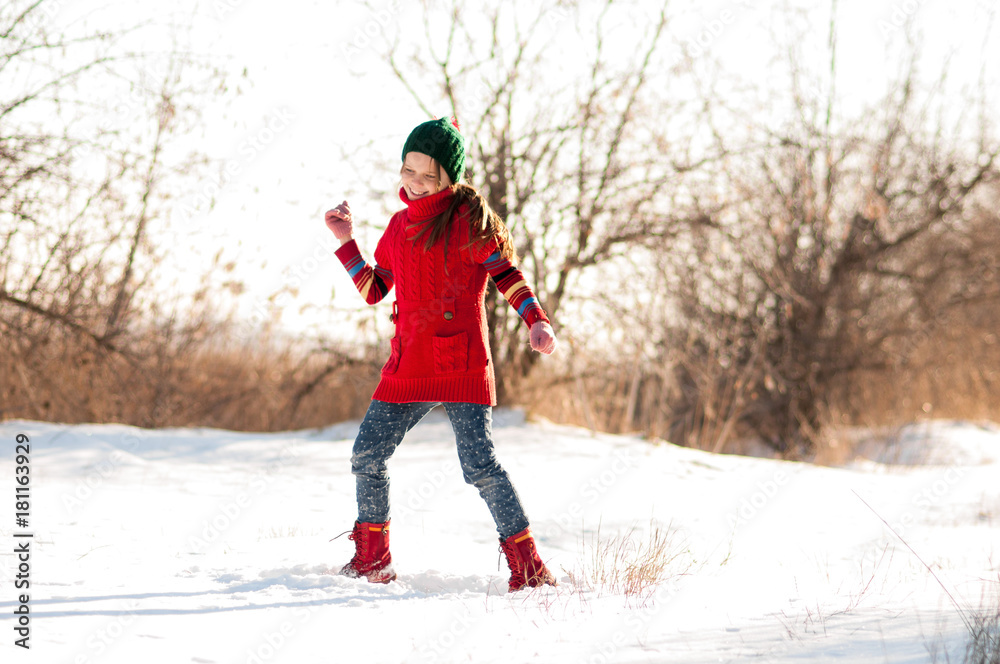  winter walk, sports, health, dancing in the snow