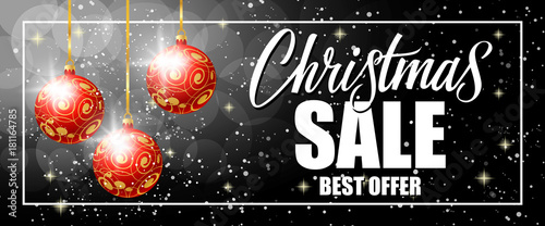 Christmas sale best offer lettering in frame
