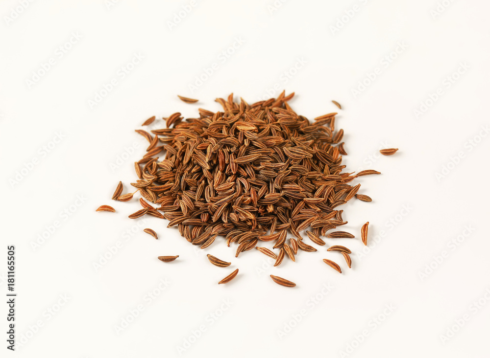 Fototapeta premium pile of caraway seeds