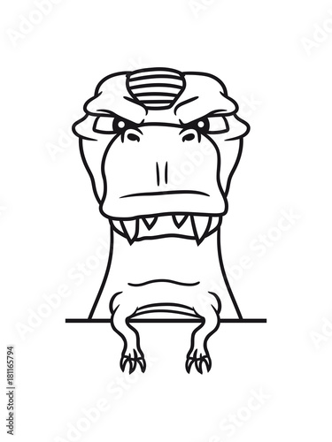 Wallpaper Mural wand text feld schreiben fleischfresser böse monster tyrannus saurus rex hörner t-rex groß comic cartoon dinosaurier saurier dino Torontodigital.ca