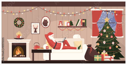 Santa's house interior