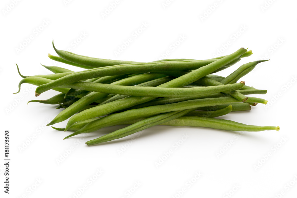 Green beans isolated on a white background. Green beans isolated on a white background.