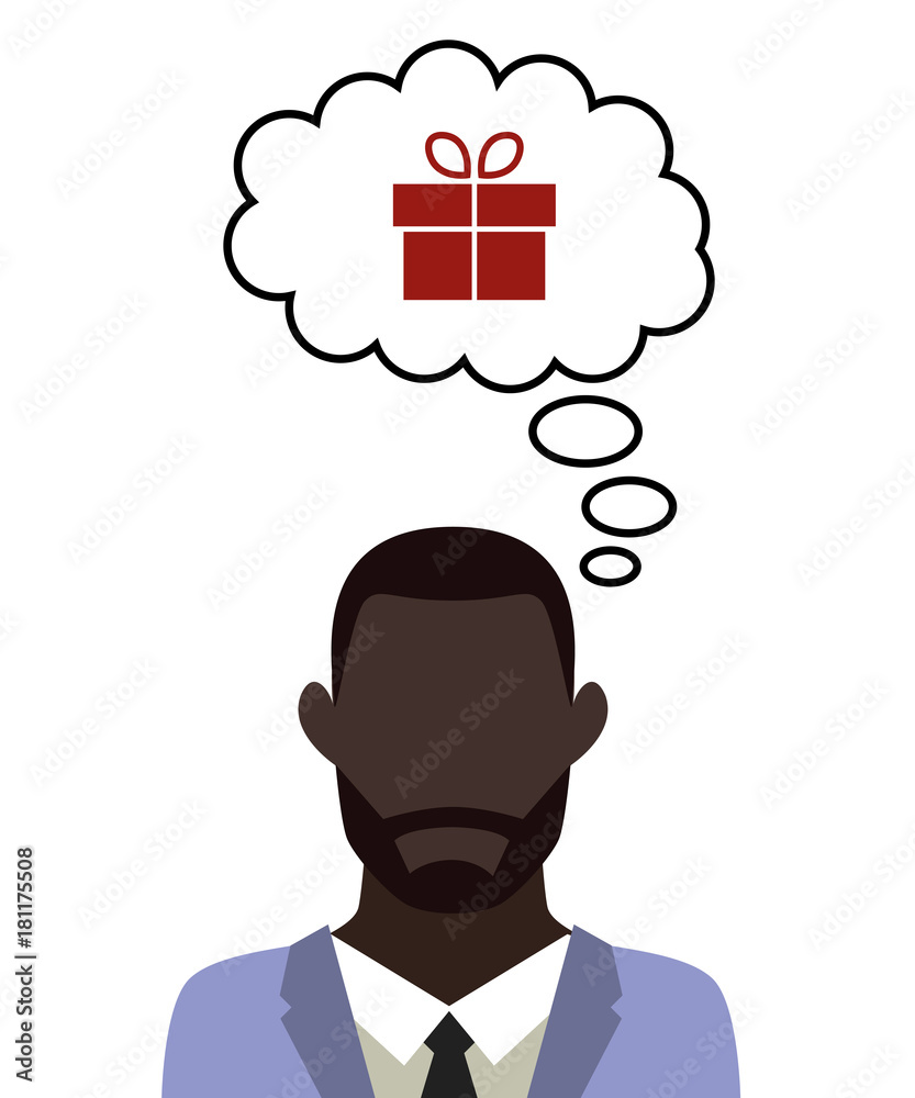 Mann überlegt - Geschenk Mann überlegt - Geschenk