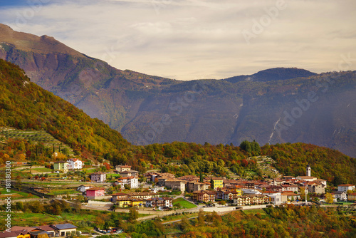 Tenno Village in Trento, Italy, Europe