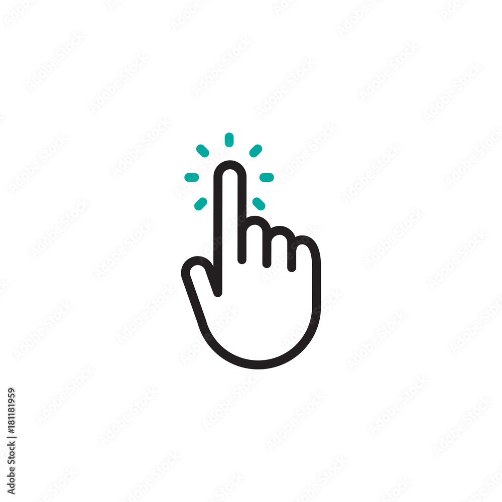 Click hand icon Click hand icon