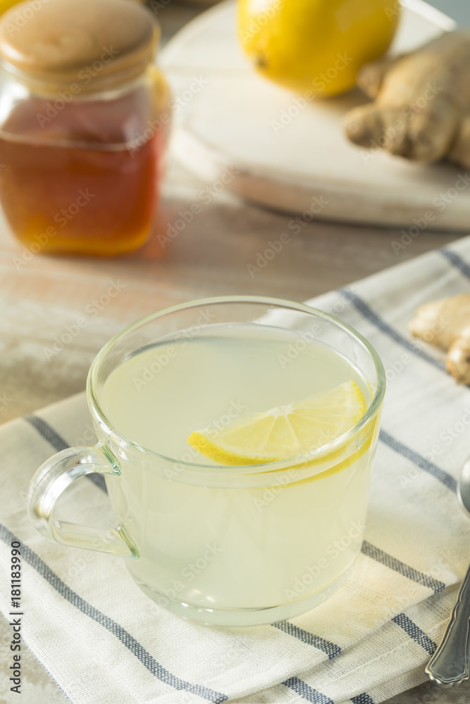 Healthy Homemade Lemon Ginger Tea Healthy Homemade Lemon Ginger Tea
