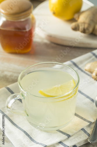 Healthy Homemade Lemon Ginger Tea
