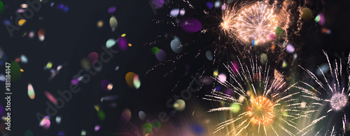 Fotografie feuerwerk glitzer konfetti