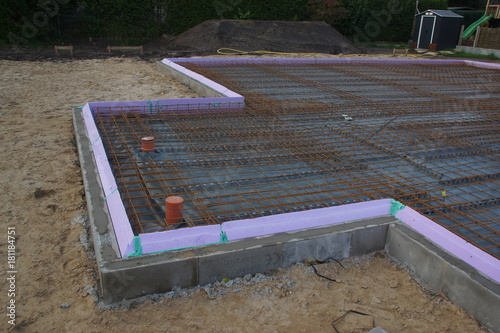 Sohlenvorbereitung Erker mit Baustahlmatten