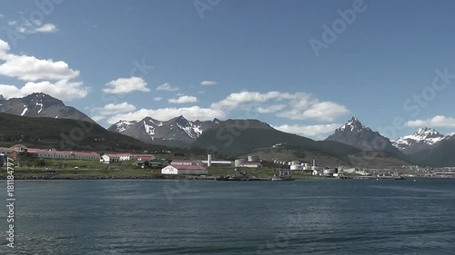 Ushuaia - Argentina coast view from ocean