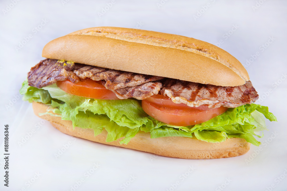 Grilled Beef Steak Sandwich