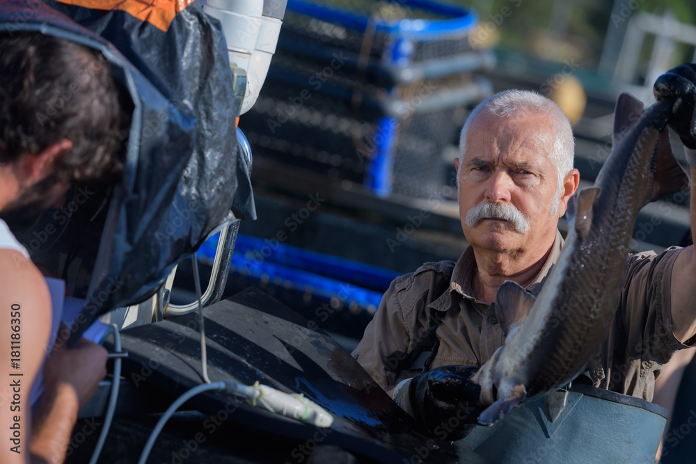 serious senior aged oil chemical industry worker ouside plant serious senior aged oil chemical industry worker ouside plant