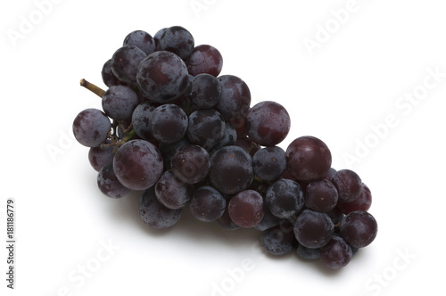 Grape on white background