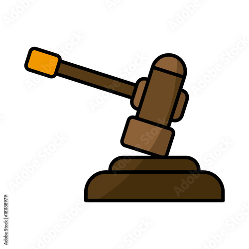 Gavel justice symbol