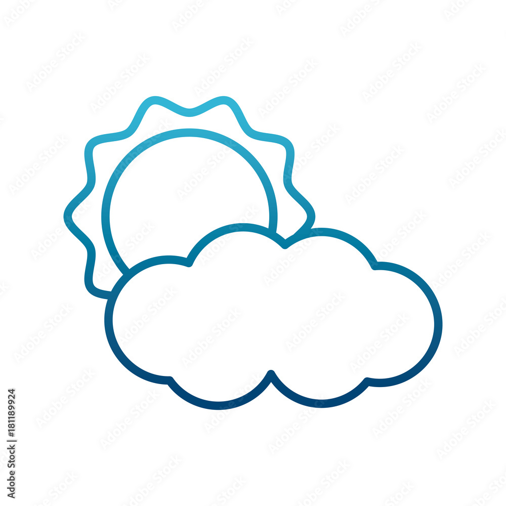 Sun and cloud Sun and cloud