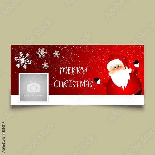 Christmas timeline cover design