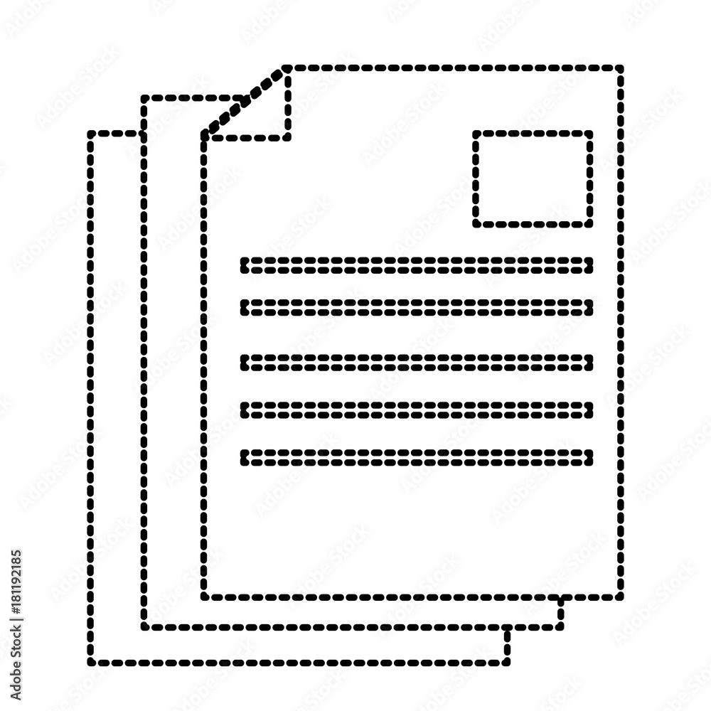 Sheet document symbol icon vector illustration graphic design