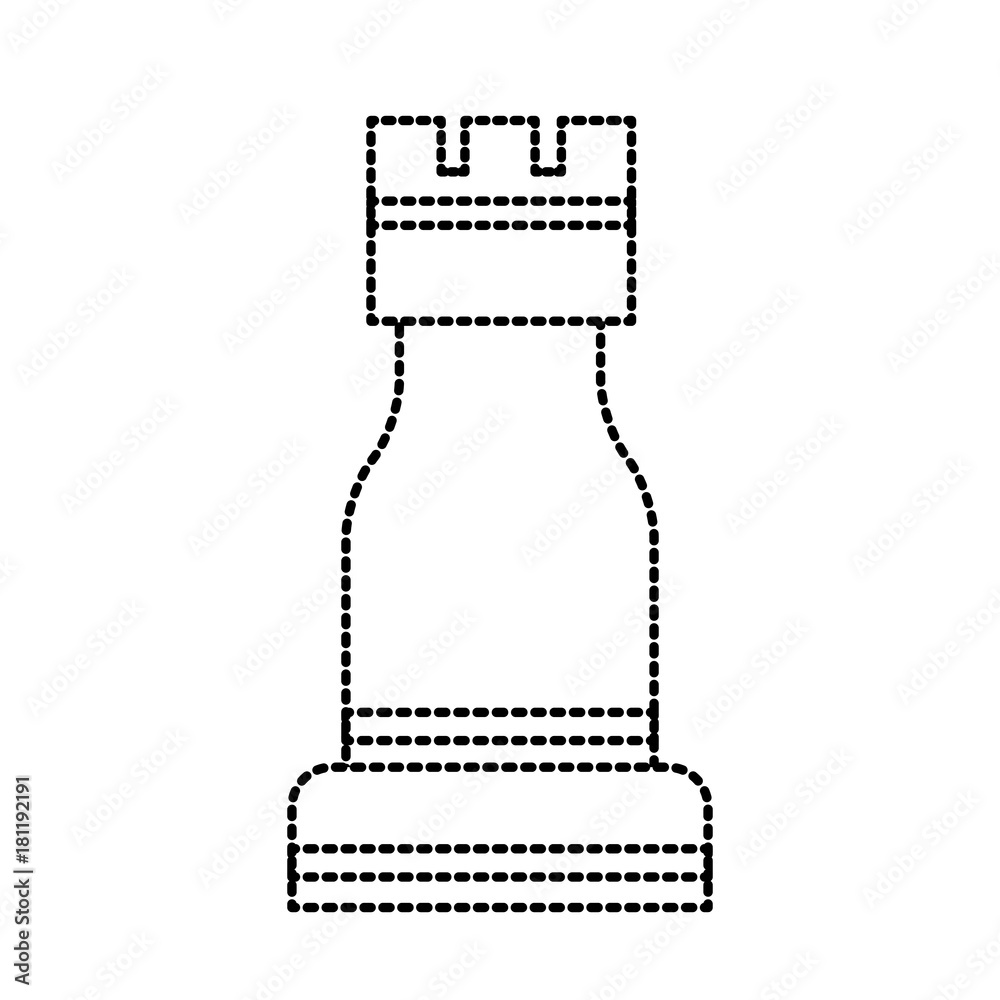 Chess game piece icon vector illustration graphic design