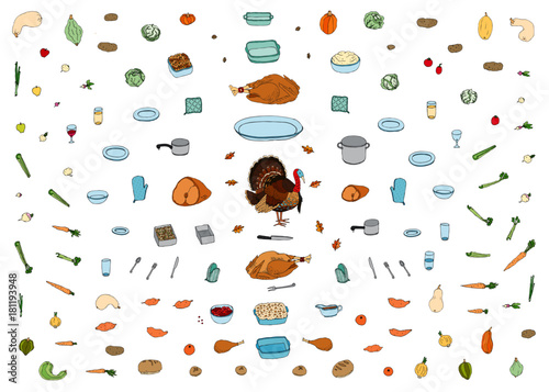 Holiday Food Icons