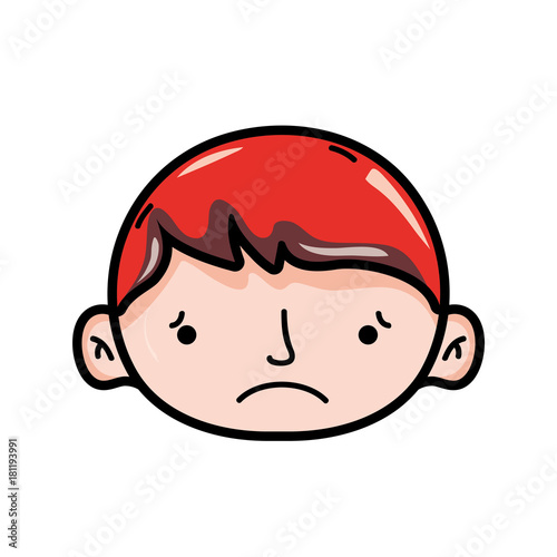 avatar boy head with hairstyle design