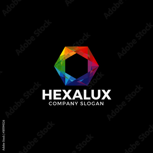 Hexalux - Hexagon Logo Template