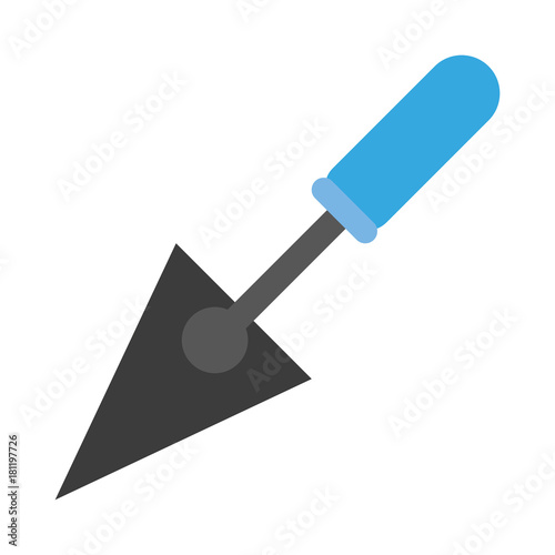 Spatula construction tool icon vector illustration graphic design