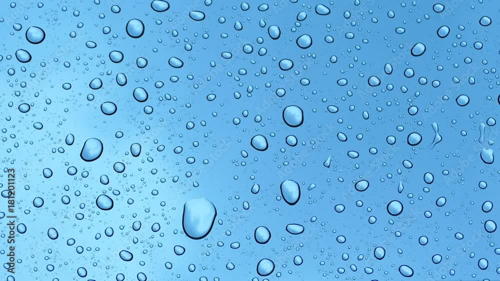 Background of beautiful water drops on glass Background of beautiful water drops on glass