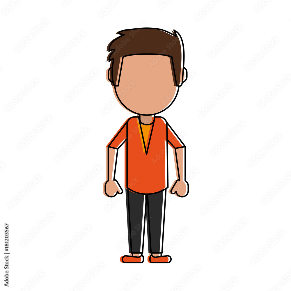 Man faceless avatar icon vector illustration graphic design Man faceless avatar icon vector illustration graphic design