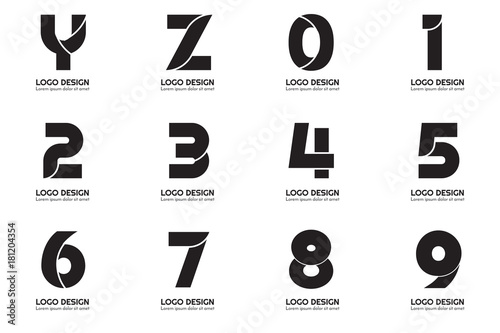 Modern Minimal Vector Logo for banner