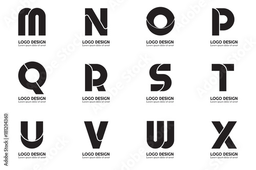Modern Minimal Vector Logo for banner