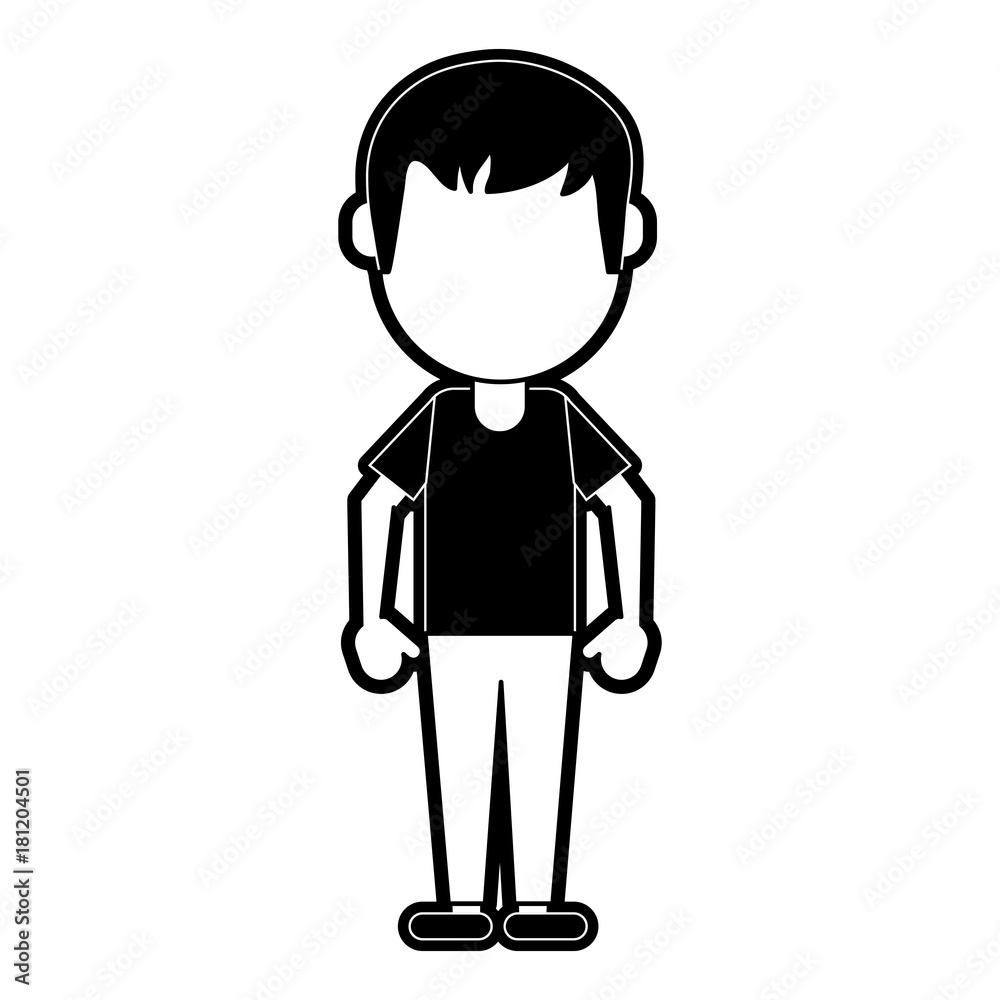 Man faceless avatar icon vector illustration graphic design Man faceless avatar icon vector illustration graphic design