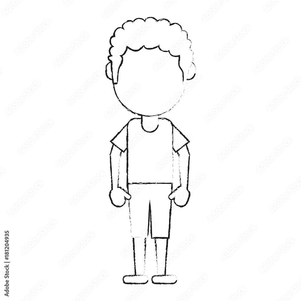Man faceless avatar icon vector illustration graphic design Man faceless avatar icon vector illustration graphic design