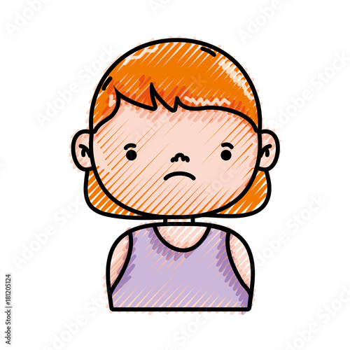 grated avatar girl with blouse and hairstyle design