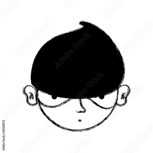 figure thief crimical head with mask design