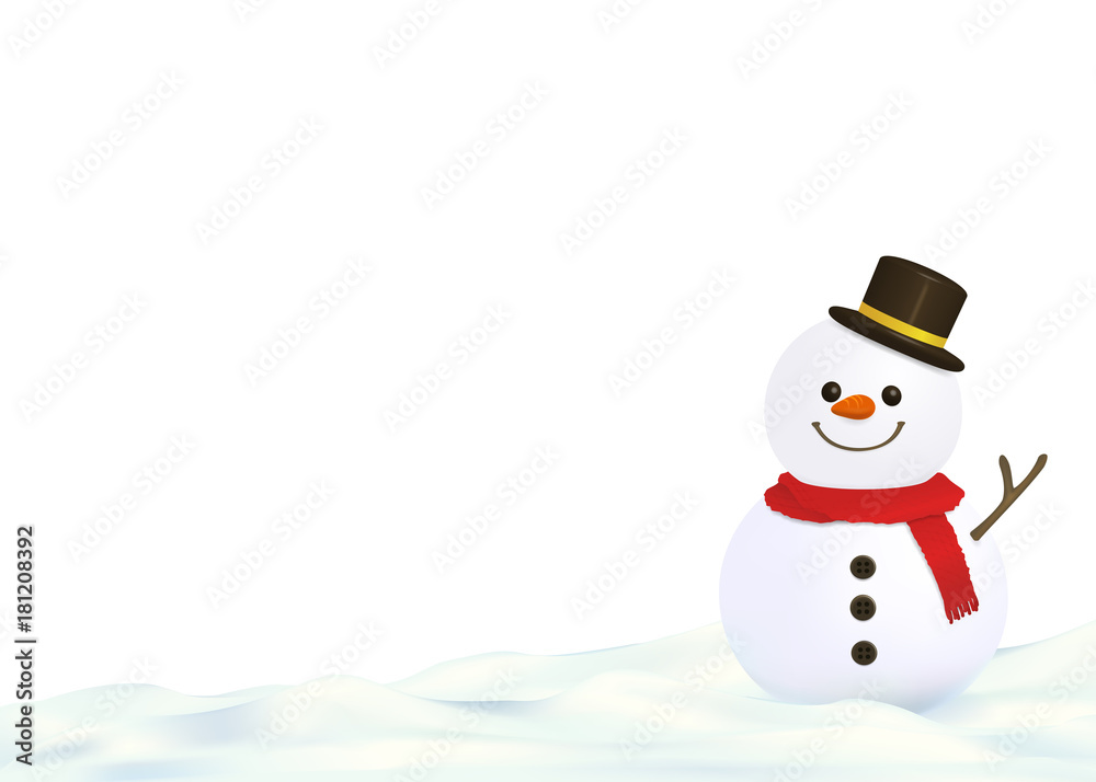 雪だるま 背景 Stock イラスト Adobe Stock