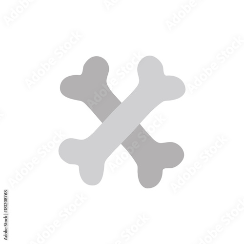 bones dangerous alert symbol of death