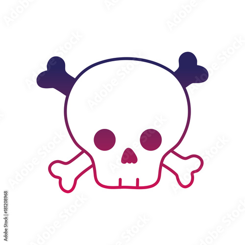 silhouette dancer skull caution alert message