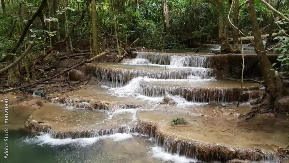 Deep forest Waterfall in Kanchanaburi (Huay Mae Kamin), Thailand
Deep forest Waterfall in Kanchanaburi (Huay Mae Kamin), Thailand