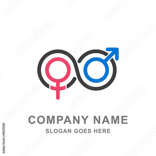 Gender Sex Symbol Icon Logo Vector Icon
