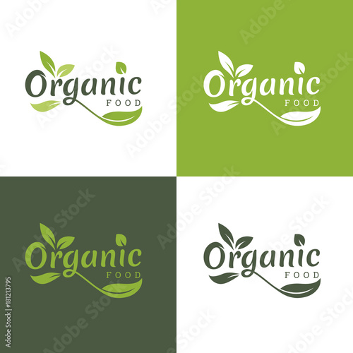 Organic food logo