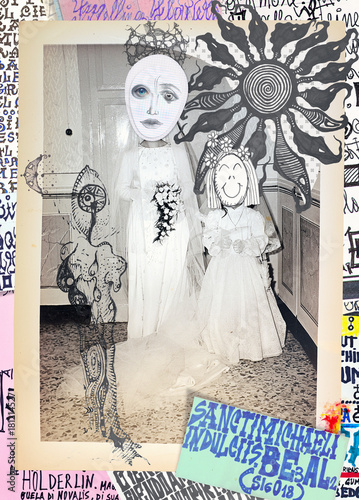 Scrapbooks,collage,patchworks bizzarri,surreali,misteriosi ed esoterici