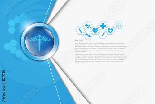 vector abstract background medical health care pharmacy concept template design