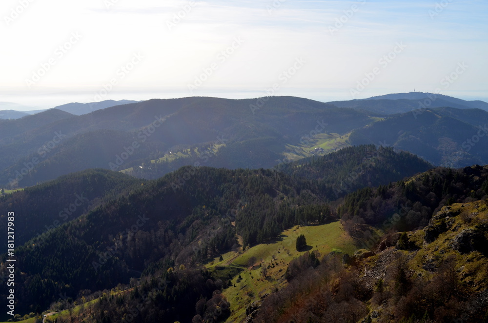 Berglandschaft im Schwarzwald