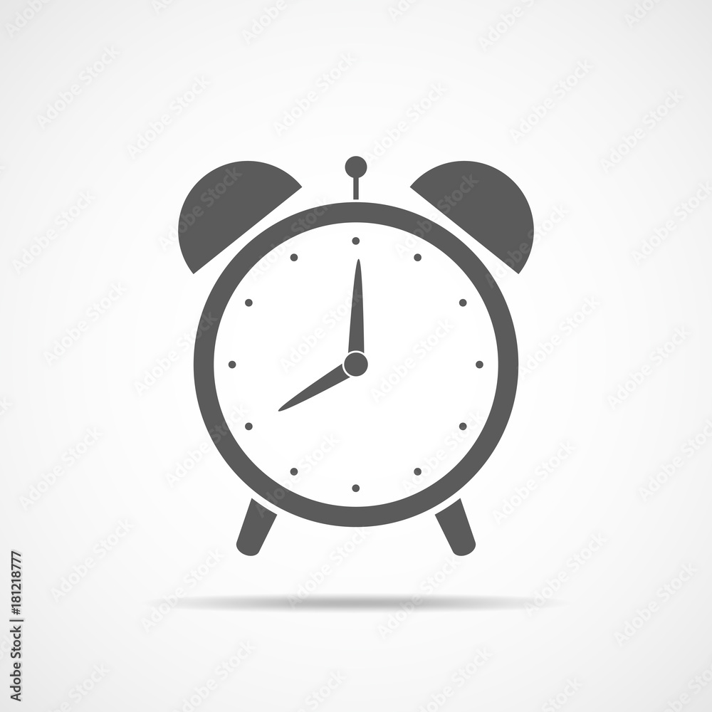 Alarm clock icon. Vector Illustration Alarm clock icon. Vector Illustration