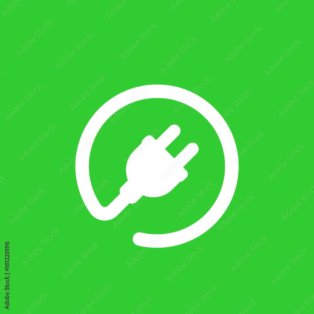 electric plug icon, car charging station vector sign electric plug icon, car charging station vector sign