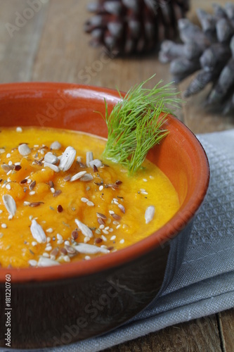 Obraz na plátne velvety pumpkin recipe