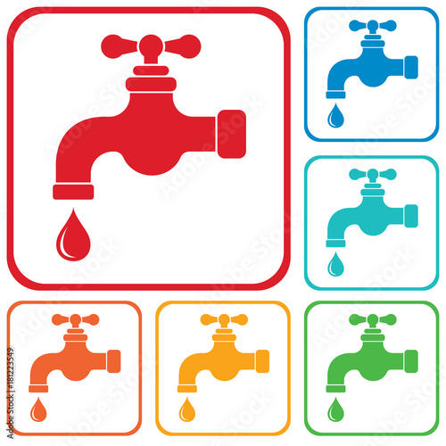 Water tap icon