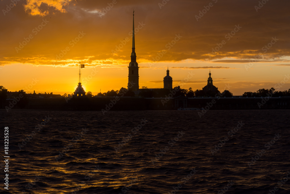 Peter and Paul Fortress in St. Petersburg..
