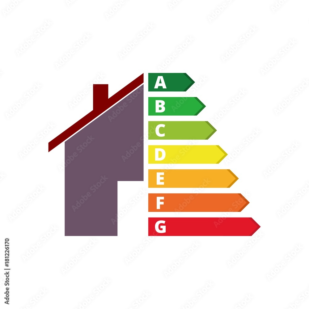 Housing energy efficiency, House and energy efficiency concept Housing energy efficiency, House and energy efficiency concept